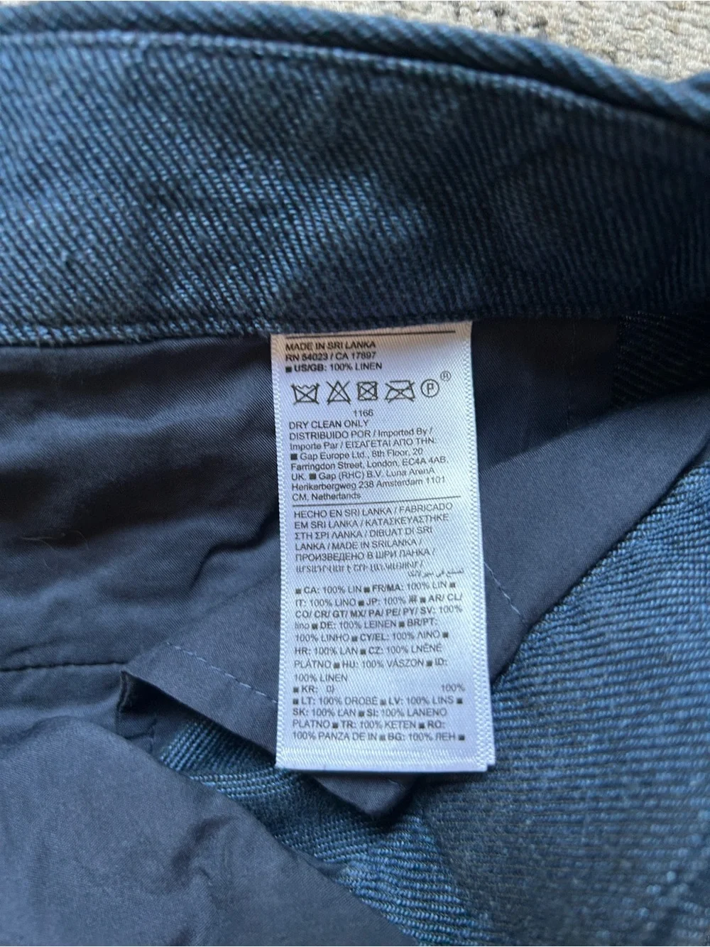 Banana Republic Linen Cargo Pants 0